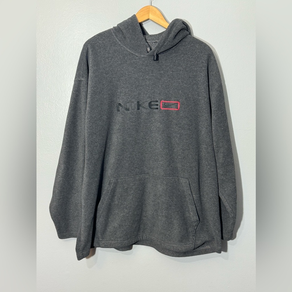 Vintage Y2K Nike Fleece Hoodie Sweatshirt | 2XL
